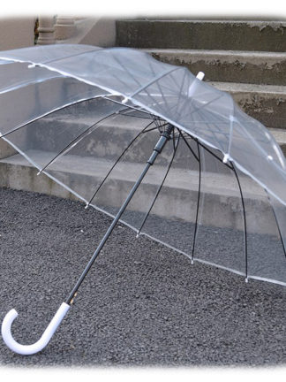Большой прозрачный зонт модель Знт16 фото